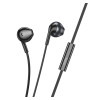 Casti Hoco M115 Sagacious universal earphones with microphone Type-C [Black]