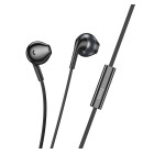 Casti Hoco M115 Sagacious universal earphones with microphone Type-C [Black]