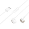 Casti Hoco M115 Sagacious universal earphones with microphone Type-C [White]