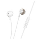 Casti Hoco M115 Sagacious universal earphones with microphone Type-C [White]