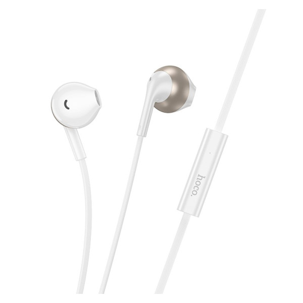 Casti Hoco M115 Sagacious universal earphones with microphone Type-C [White]