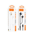 Casti Hoco M115 Sagacious universal earphones with microphone Type-C [White]