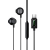 Casti Hoco M118 Type-C Column universal digital earphones with microphone [Black]