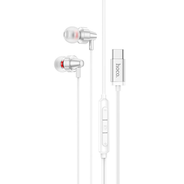 Casti Hoco Delight M90 Type-C [Silver]