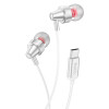 Casti Hoco Delight M90 Type-C [Silver]