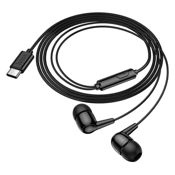 Casti Hoco M97 Enjoy universal digital earphones with microphone Type-C [White]