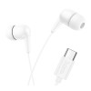 Casti Hoco M97 Enjoy universal digital earphones with microphone jack 3.5mm [White]