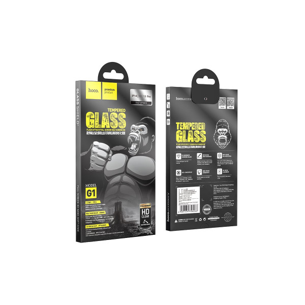 Sticla protectoare Hoco G1 Flash attach for iPhone 13 Pro [Black]