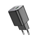 Incarcator de retea Hoco N41 Almighty (PD20W+QC3.0) [Black]