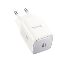 Incarcator de retea Hoco N43 Vista single port (PD30W) [Moonlight-White]