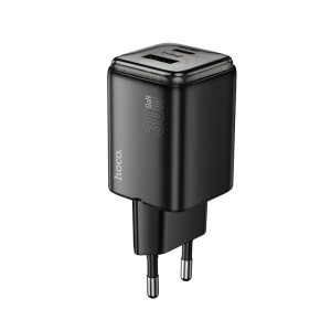 Incarcator de retea Hoco N53 Monsoon PD30W+QC3.0 charger [Black]