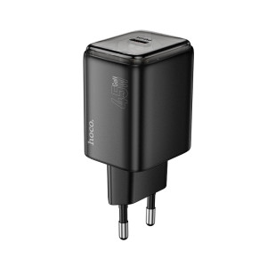 Incarcator de retea Hoco N54 single port PD45W charger [Black]