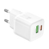 Incarcator de retea Hoco N65 Ingenious PD20W+QC3.0 charger(EU) [White]