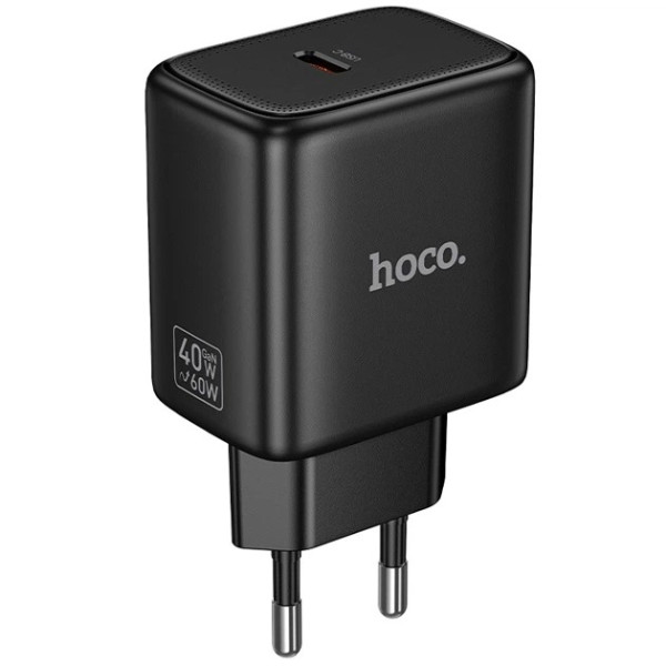 Incarcator de retea Hoco N83 Profit single port PD40W charger(EU) [Black]