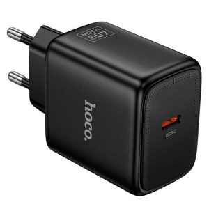 Incarcator de retea Hoco N83 Profit single port PD40W charger(EU) [Black]