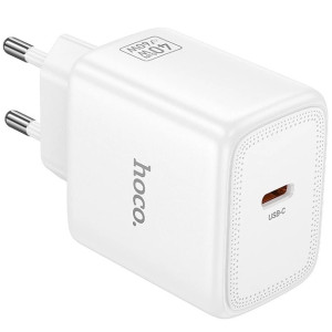 Incarcator de retea Hoco N83 Profit single port PD40W charger(EU) [White]
