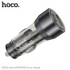 Incarcator auto Hoco NZ12A Action PD 43W [Transparent-Black]