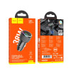 Incarcator auto Hoco NZ14A Guerrero (PD20W+QC3.0) [Black]