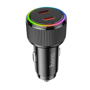 Авто зарядка Hoco NZ14B Guerrero PD50W (2C) [Black]