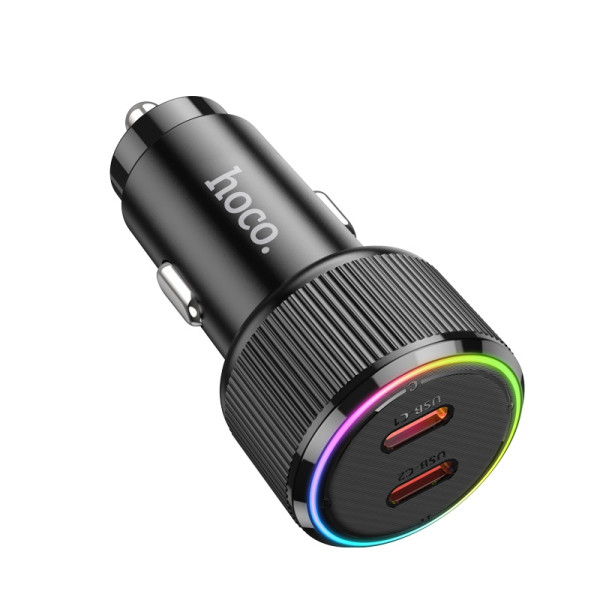 Авто зарядка Hoco NZ14B Guerrero PD50W (2C) [Black]