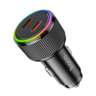 Авто зарядка Hoco NZ14B Guerrero PD50W (2C) [Black]
