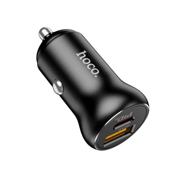 Авто зарядка Hoco NZ5 Smooth (PD30W+QC3.0) [Black]