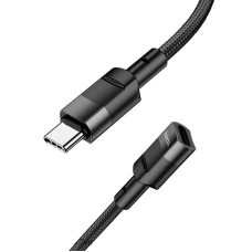 Кабель Hoco U107 Type-C Male to Type-C Female USB2.0 extension cable (1.2м) [Black]