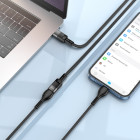 Cablu Hoco U107 Type-C Male to Type-C Female USB2.0 extension cable (1.2m) [Black]