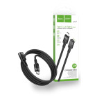 Cablu Hoco U107 Type-C Male to Type-C Female USB2.0 extension cable (1.2m) [Black]