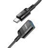 Cablu Hoco U107 Type-C male to USB female USB3.0 (1.2m) [Black]