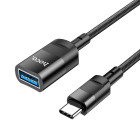 Cablu Hoco U107 Type-C male to USB female USB3.0 (1.2m) [Black]