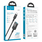 Cablu Hoco U107 Type-C male to USB female USB3.0 (1.2m) [Black]