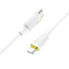 Cablu Hoco U109 Type-C To Type-C PD 100W Charging (1.2m) [White]
