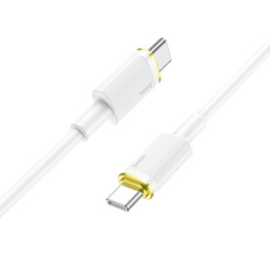 Кабель Hoco U109 Type-C To Type-C PD 100W Charging (1.2м) [White]