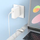 Cablu Hoco U109 Type-C To Type-C PD 100W Charging (1.2m) [White]