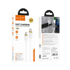 Cablu Hoco U109 Type-C To Type-C PD 100W Charging (1.2m) [White]