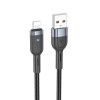 Cablu Hoco U117 Grand intelligent power-off Lightning (1.2m) [Black]