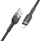 Cablu Hoco U117 Grand intelligent power-off Lightning (1.2m) [Black]