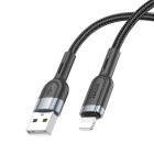 Cablu Hoco U117 Grand intelligent power-off Lightning (1.2m) [Black]