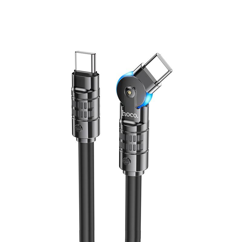 Cablu Hoco U118 Type-C to Type-C Triumph 60W (1.2m) [Black]