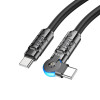 Cablu Hoco U118 Type-C to Type-C Triumph 60W (1.2m) [Black]