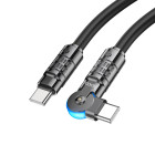 Cablu Hoco U118 Type-C to Type-C Triumph 60W (1.2m) [Black]