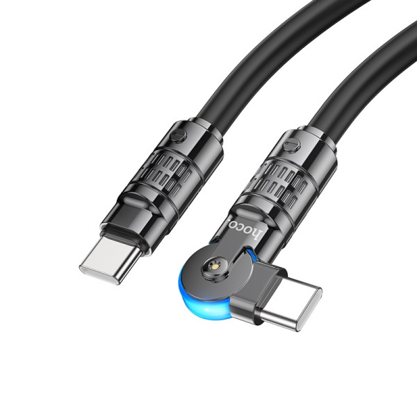 Cablu Hoco U118 Type-C to Type-C Triumph 60W (1.2m) [Black]