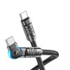 Cablu Hoco U118 Type-C to Type-C Triumph 60W (1.2m) [Black]