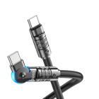 Cablu Hoco U118 Type-C to Type-C Triumph 60W (1.2m) [Black]