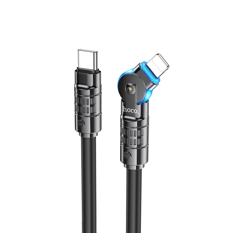 Кабель Hoco U118 Triumph Type-C to Lightning (1.2m) [Black]