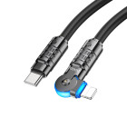 Кабель Hoco U118 Triumph Type-C to Lightning (1.2m) [Black]