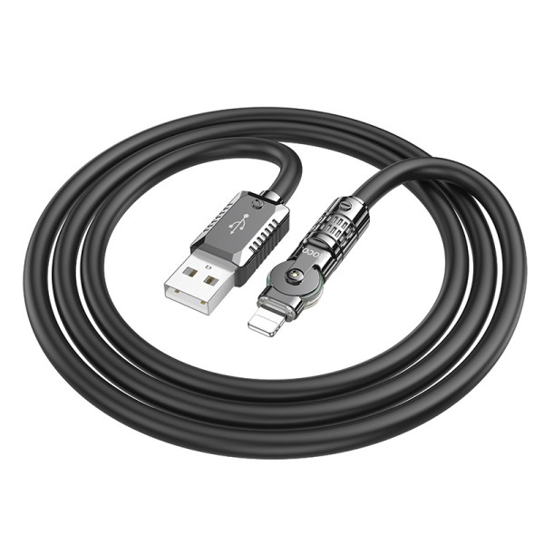 Cablu Hoco U118 Triumph Lightning (1.2m) [Black]