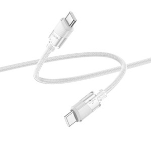 Кабель Hoco U132 Beijing Type-C to Type-C (60W) [Gray]