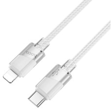 Кабель Hoco U132 Beijing PD Type-C to Lightning [Gray]